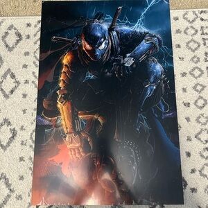 Vibrant Superhero Art Poster